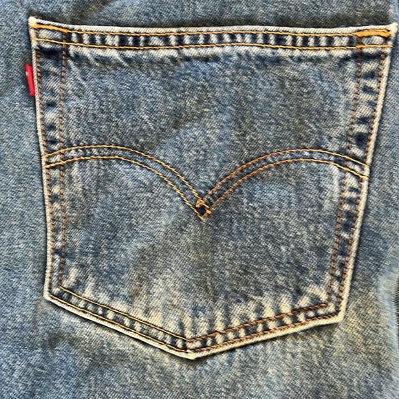 Vintage 90s Y2K Levi’s Regular Straight Leg Jeans 40x30 - Picture 4 of 11